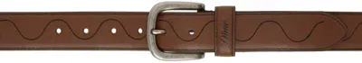 Dime Brown Desert Leather Belt