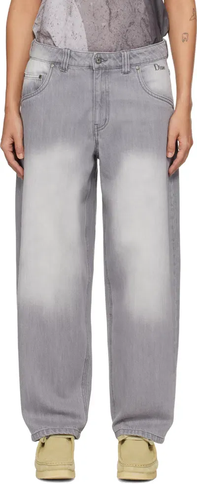 Dime Gray Classic Baggy Jeans In Sandblaster Gray