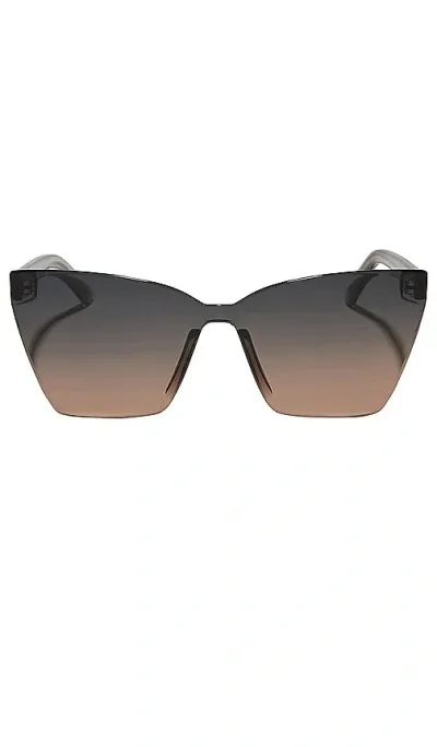 Dime Optics Glendale Sunglasses In Crystal Cool Grey & Orchid Gradient