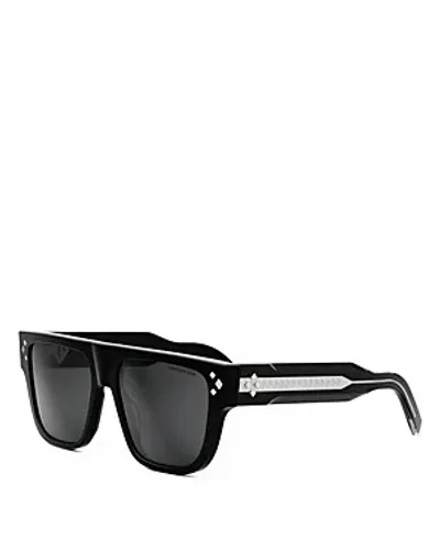 Dior Man Sunglasses Cd Diamond S2 In Black/gray Solid