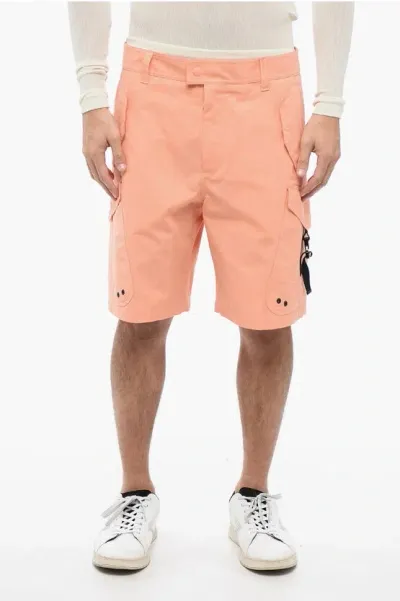 Dior Cotton Blend Cargo Shorts With Safety Details