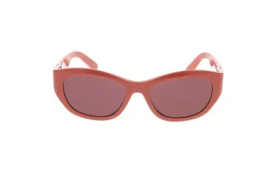 Dior Eyewear Butterfly Frame Sunglasses In Red