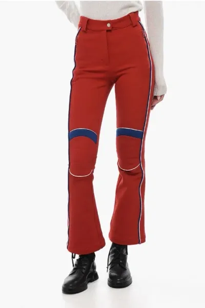 Dior High Waisted Ski Pants In Red