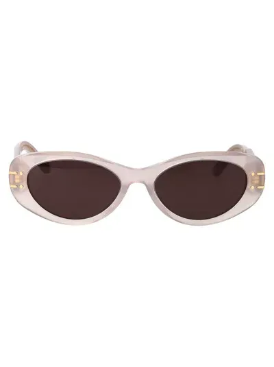 Dior Oval Sunglasses Signature B8 U 78 F0 In Pink