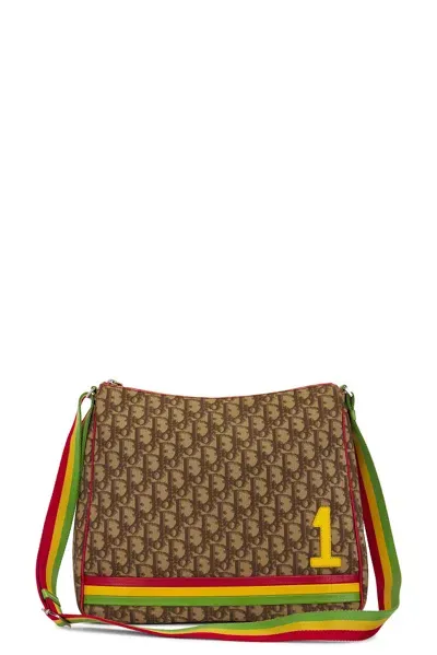 Dior Rasta Shoulder Bag In Brown