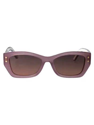 Dior Squared Sunglasses Pacific S2 U 62 G1 In Purple