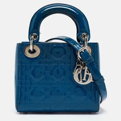 Pre-owned Dior Tote In Blue