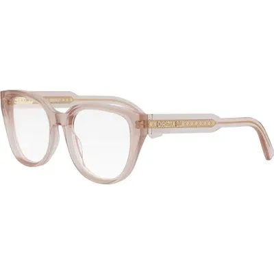 Dior 'prismeo B1i 52mm Butterfly Eyeglasses In Shiny Pink