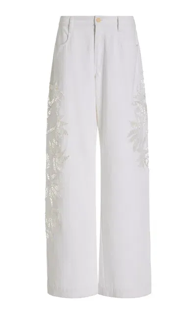 Diotima Stulla Rigid High-rise Straight-leg Jeans In White