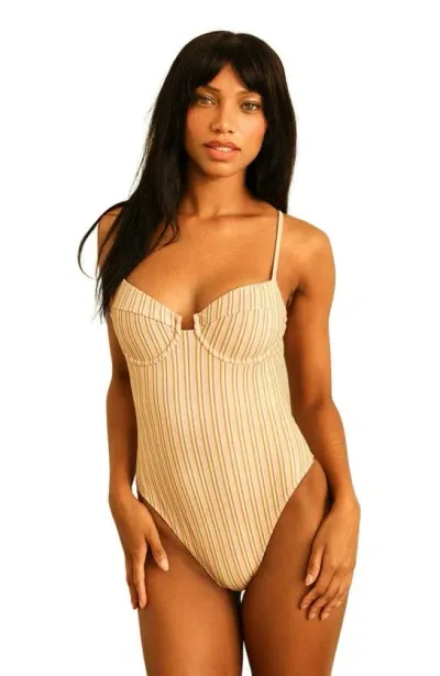 Dippin Daisys Saltwater One Piece In Nostalgia Stripe