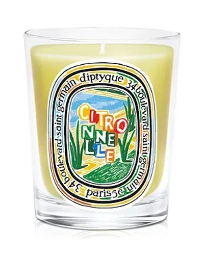 Diptyque Limited Edition Citronnelle Candle 6.5 Oz. In Green