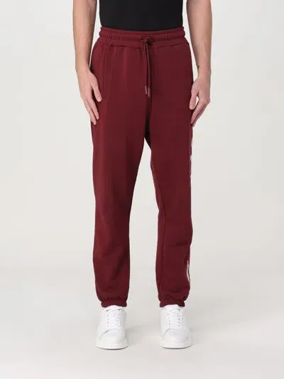 Disclaimer Pants  Men Color Burgundy In Burgunderrot