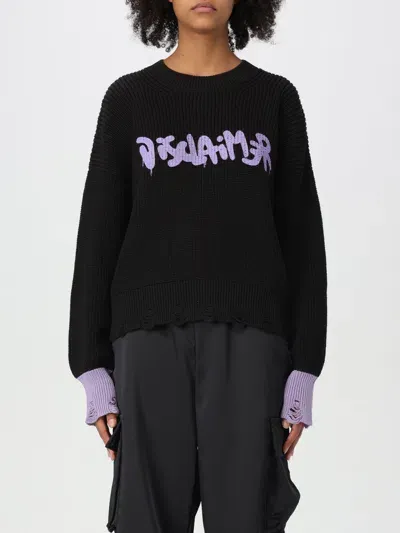 Disclaimer Sweater  Woman Color Black In Schwarz