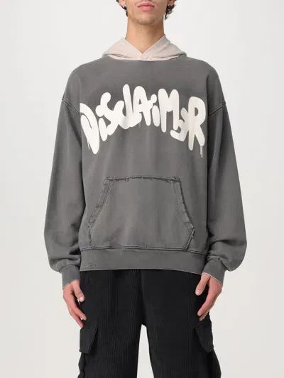 Disclaimer Sweatshirt  Men Color Black In Schwarz