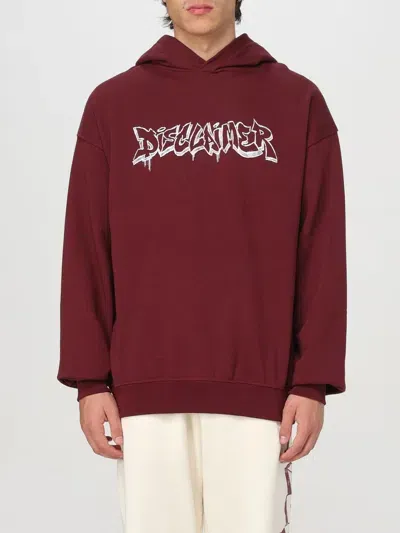 Disclaimer Sweatshirt  Men Color Burgundy In Burgunderrot