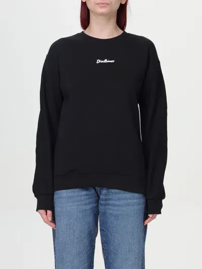 Disclaimer Sweatshirt  Woman Color Black In Schwarz