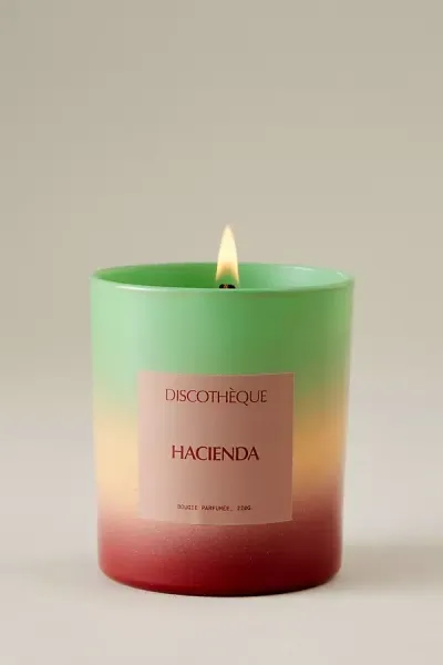 Discotheque Hacienda Glass Candle In Multi