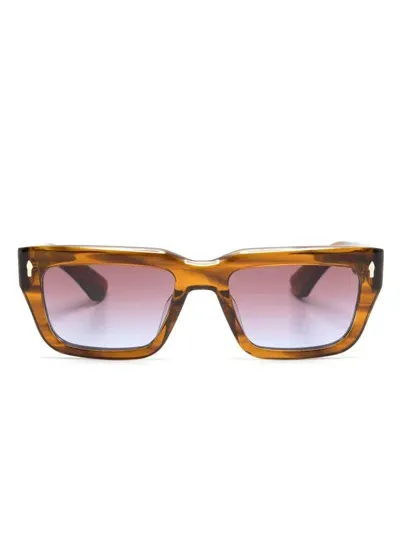 District People Acetate Sunglasses In Multicolour