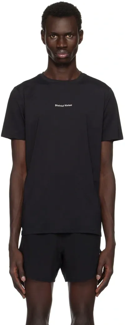 District Vision Aloe Tech T-shirt In Black