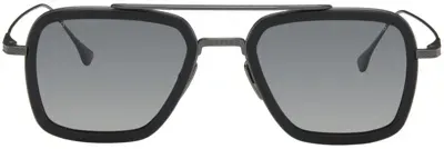 Dita Black Flight.006 Sunglasses In Iron/matte Black