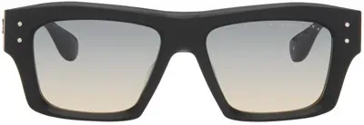 Dita Black Grandmaster-eight Sunglasses In Black - Antique Silv