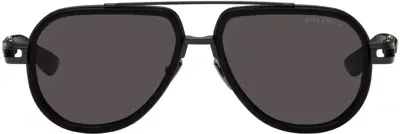 Dita Black Vastik Sunglasses In Black Iron - Black