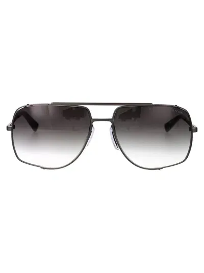 Dita Sunglasses In Black Iron W/ Grey To Clear Gradient