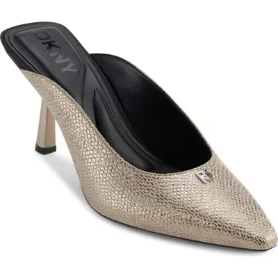 Dkny Netta Mule In Champagne