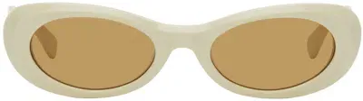 Dmy Studios Off-white Naomi Sunglasses In Ivory