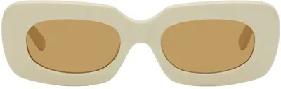 Dmy Studios Off-white Vivian Sunglasses In Ivory