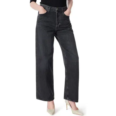 Do By Dee Ocleppo High Waist Wide Leg Jeans In Black Wash