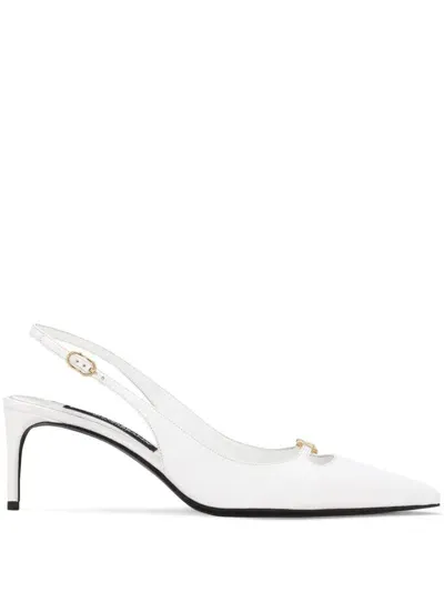 Dolce & Gabbana Heels In Bianco Otticco