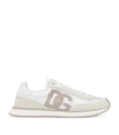 Dolce & Gabbana Aria Low-top Sneakers In White