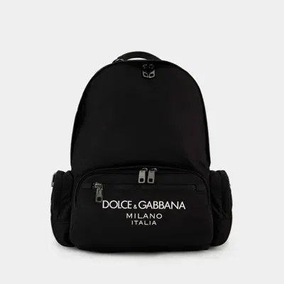 Dolce & Gabbana Backpack In Black