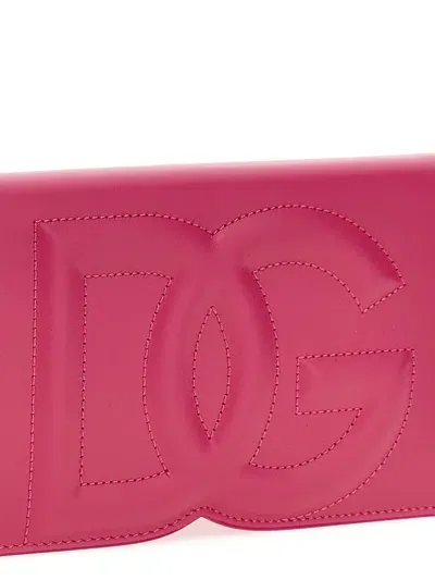 Dolce & Gabbana Logo Smartphone Holder In Glicine