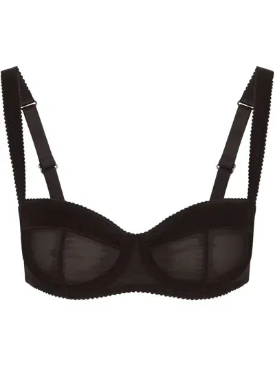 Dolce & Gabbana Balconette Bra In Black