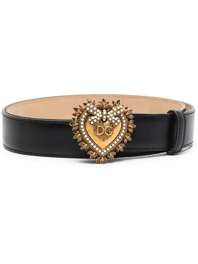 Dolce & Gabbana Belts In Black