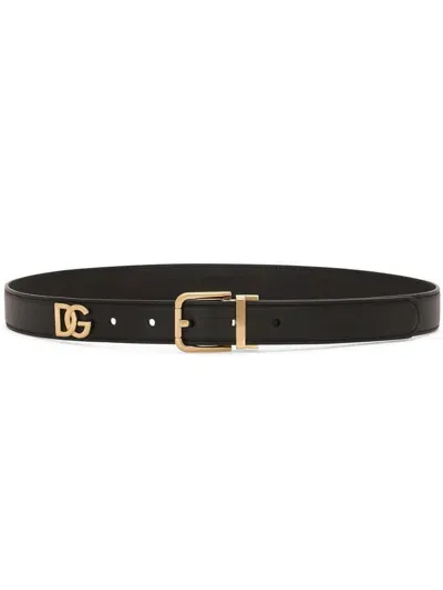 Dolce & Gabbana Belts In Black