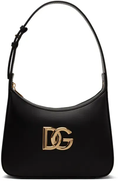 Dolce & Gabbana Black 3.5 Shoulder Bag In 80999 Black