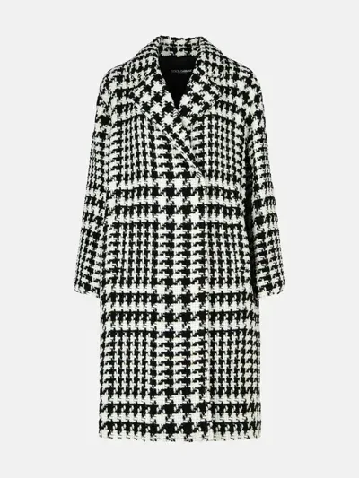 Dolce & Gabbana Black Acrylic Coat