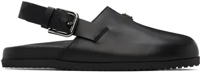 Dolce & Gabbana Black Calfskin Loafers In 80999 Nero