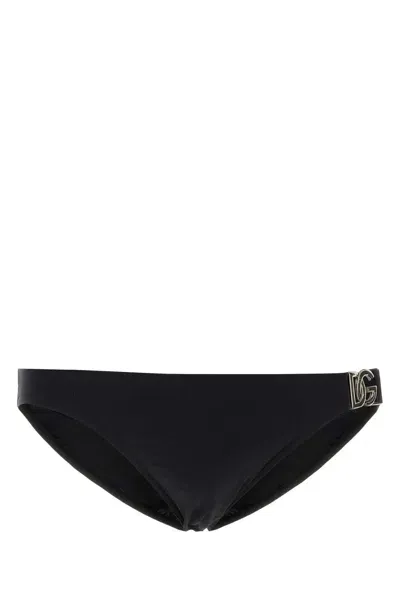 Dolce & Gabbana Black Stretch Nylon Swimming Brief