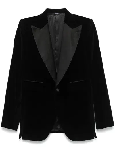 Dolce & Gabbana Blazer In Black  