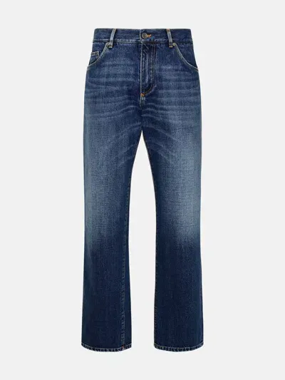 Dolce & Gabbana Blue Cotton Jeans