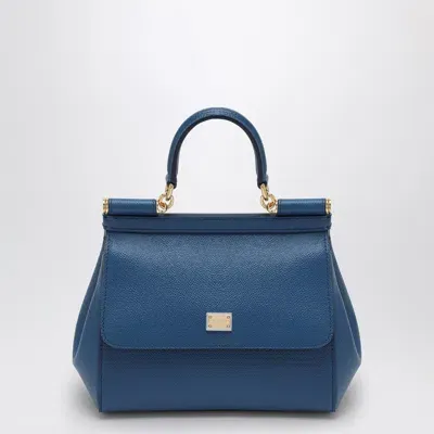 Dolce & Gabbana Blue Royal Sicily Small Handbag