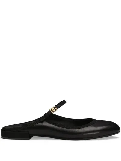 Dolce & Gabbana Sabot In Black