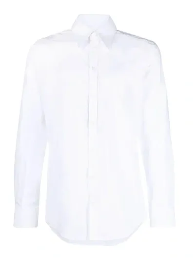 Dolce & Gabbana Long Sleeve Shirt In White