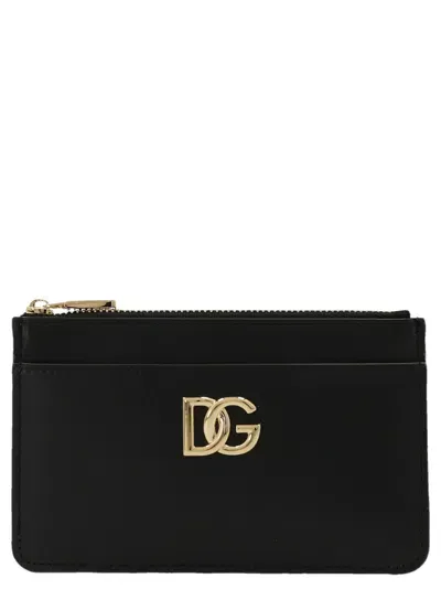 Dolce & Gabbana 'capri' Card Holder In Brown