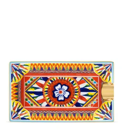 Dolce & Gabbana Carretto Ashtray In Multi