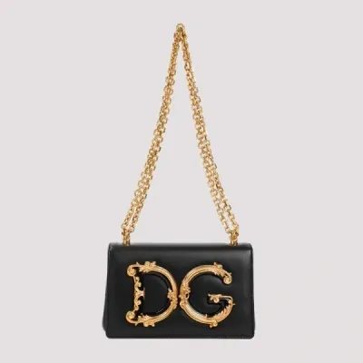 Dolce & Gabbana Dg Girls Mini Handbag In Black